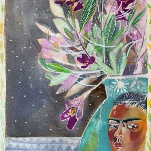 Frida Vase and Flowers